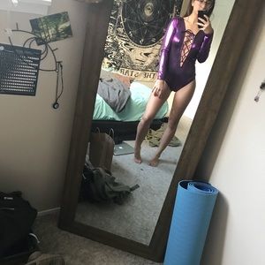 Lace up bodysuit NWOT